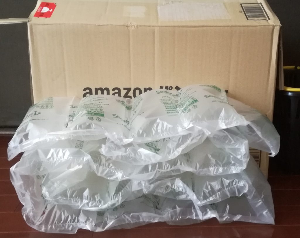 Amazonパントリー 緩衝材 の 量